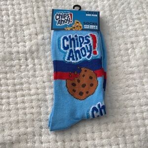 🆕 🍪 Chips Ahoy! Unisex Blue Crew Socks